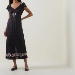 Clearance Carey Orchard Embroidered Dress Women Dresses