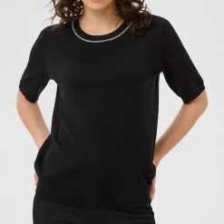 Sale Carly Embellished Knitted Sweater Women Sweaters & Cardigans