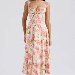 Carmen Peony Bustier Sundress Women Dresses