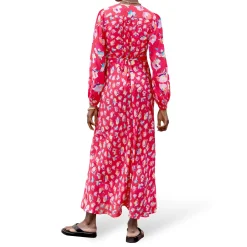 Carnation Flared Dress Women Dresses