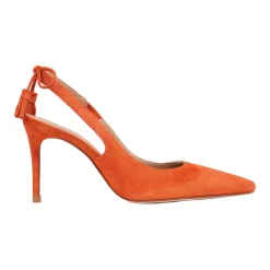 New Cary Tassel Slingback Courts Women Heels