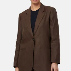 Hot Cassie Linen Jacket Women Coats & Jackets