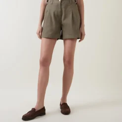 Online Cecile Pleated Shorts Women Trousers & Shorts