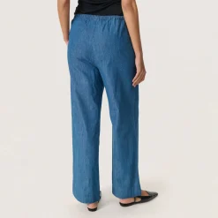 Best Chamy High-Rise Wide Leg Trousers Women Trousers & Shorts