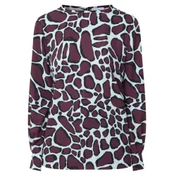 Discount Chantel Printed Blouse Women Tops