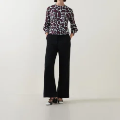 Discount Chantel Printed Blouse Women Tops