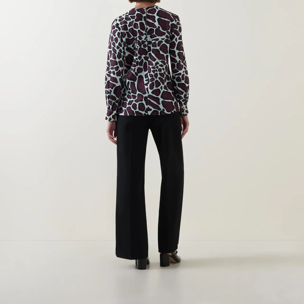 Discount Chantel Printed Blouse Women Tops