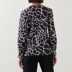 Discount Chantel Printed Blouse Women Tops