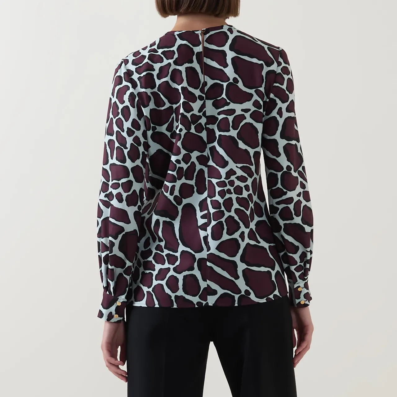 Discount Chantel Printed Blouse Women Tops
