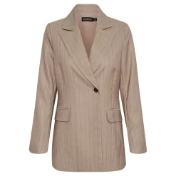 Clearance Charci Striped Fitted Blazer Women Coats & Jackets