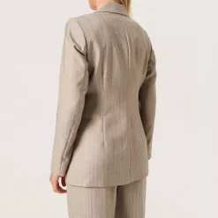 Clearance Charci Striped Fitted Blazer Women Coats & Jackets