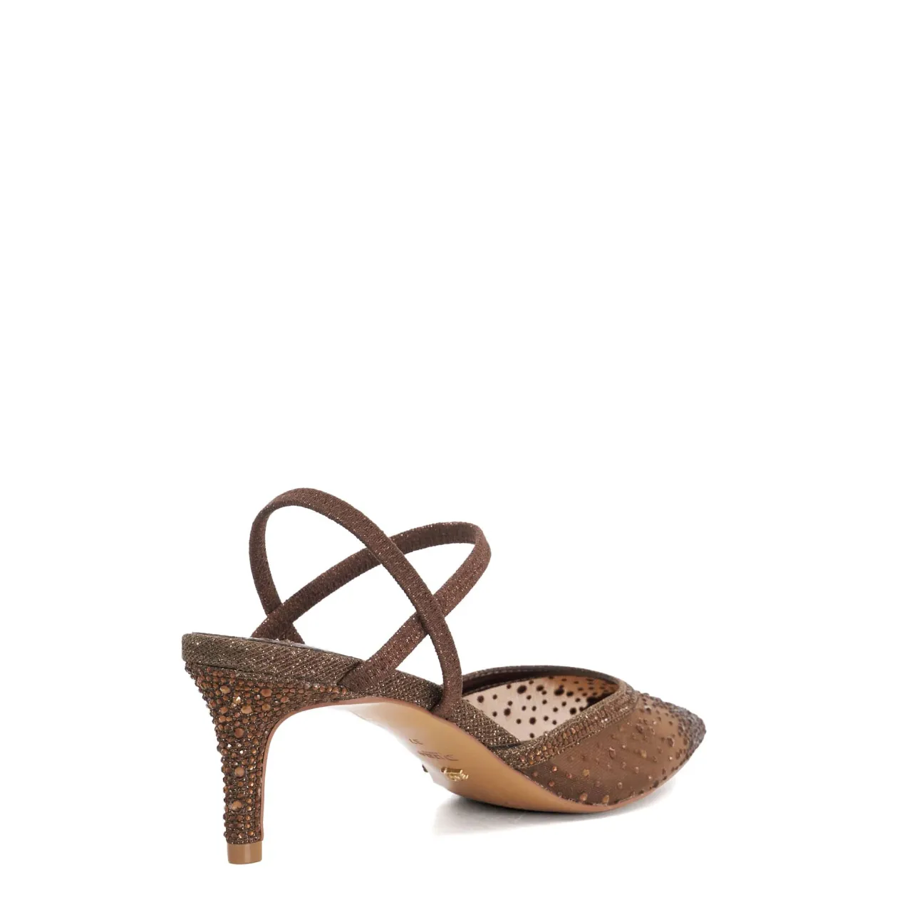 Hot Charismatic Embellished Mesh Pumps Women Heels