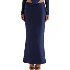 Best Charlene Satin Pencil Skirt Women Skirts