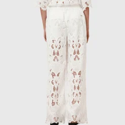 Best Charli Embroidered Lace Trousers Women Trousers & Shorts