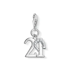 Online Charm Pendant Lucky Number 21 Women Necklaces