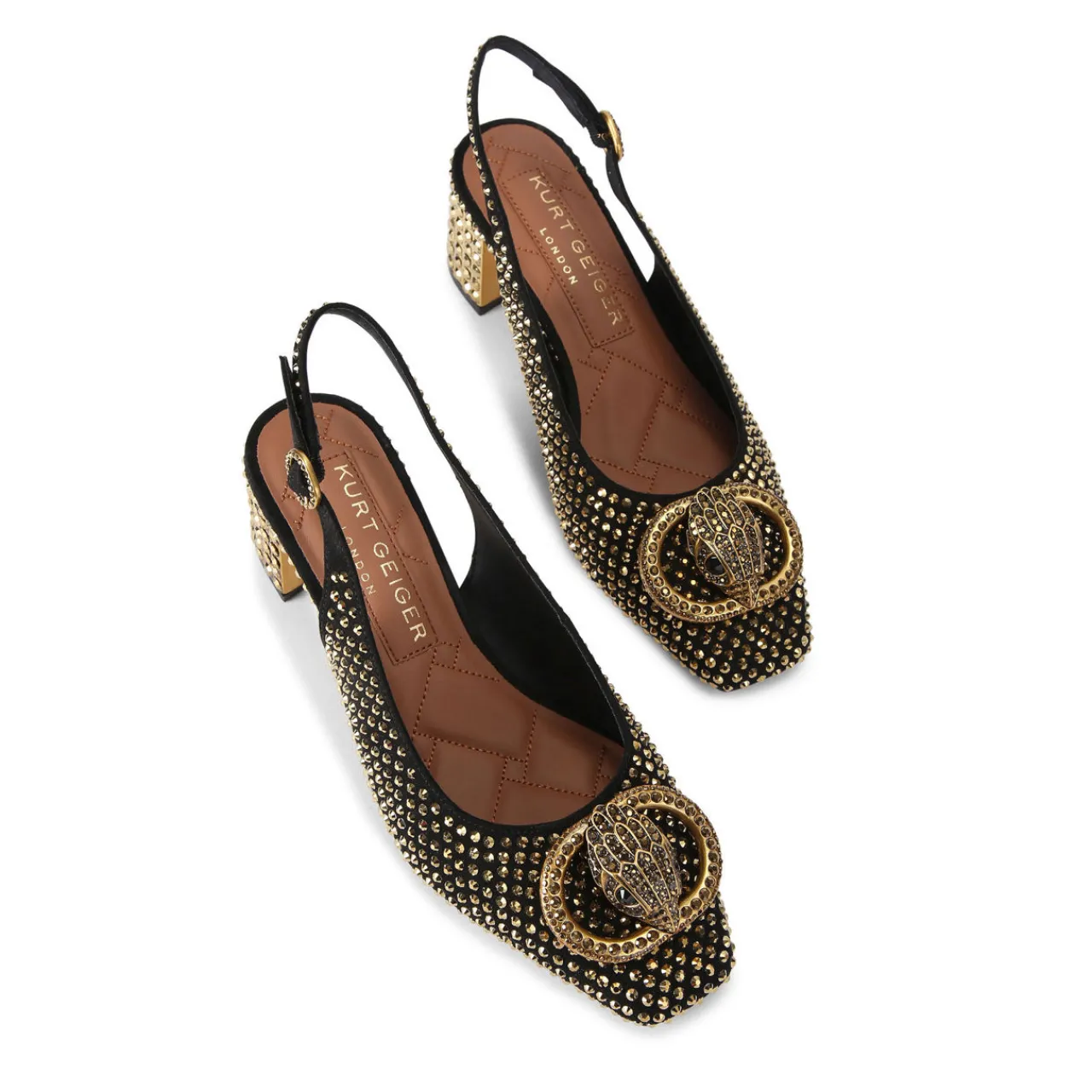 Hot Chelsea Slingback Block Heels Women Heels