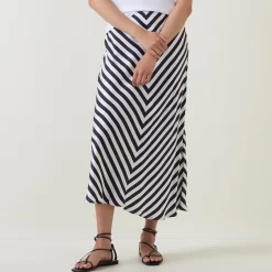 Best Chevron Stripe Skirt Women Skirts