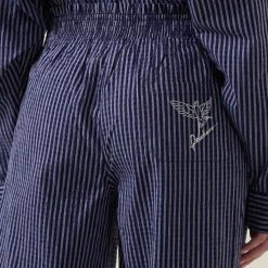 Chicory Striped Pyjama Bottoms Women Sleepwear