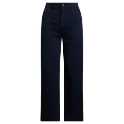 Outlet Chino Wide Leg Cropped Trousers Women Trousers & Shorts
