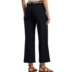Outlet Chino Wide Leg Cropped Trousers Women Trousers & Shorts
