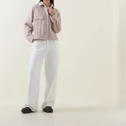 Discount Chloe Double Pocket Overshirt Women Coats & Jackets