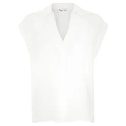 Chrissy Pleated Blouse Women Tops