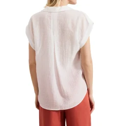Chrissy Pleated Blouse Women Tops