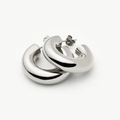 Chubby Medium Hoop Earrings Women Earrings