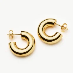 New Chubby Small Hoop Earrings Women Earrings