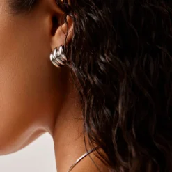 Hot Chubby Triple Small Hoop Earrings Women Earrings