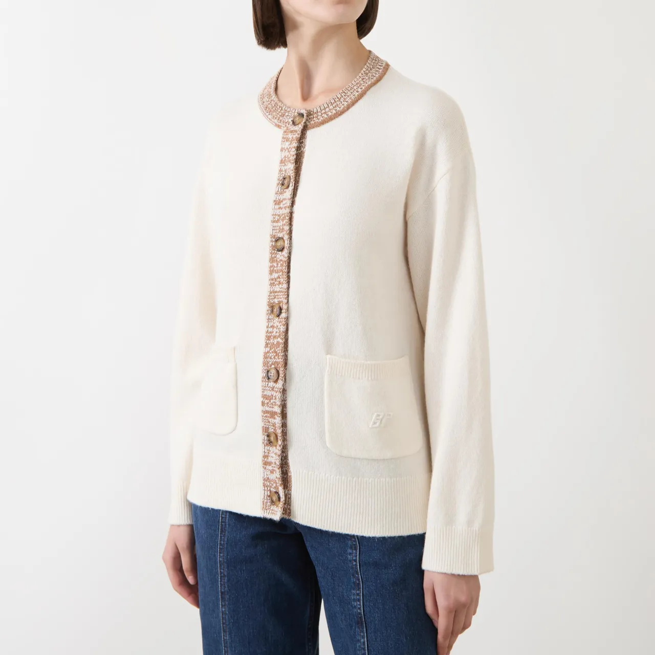 Hot Cindie Contrast Trim Cardigan Women Sweaters & Cardigans
