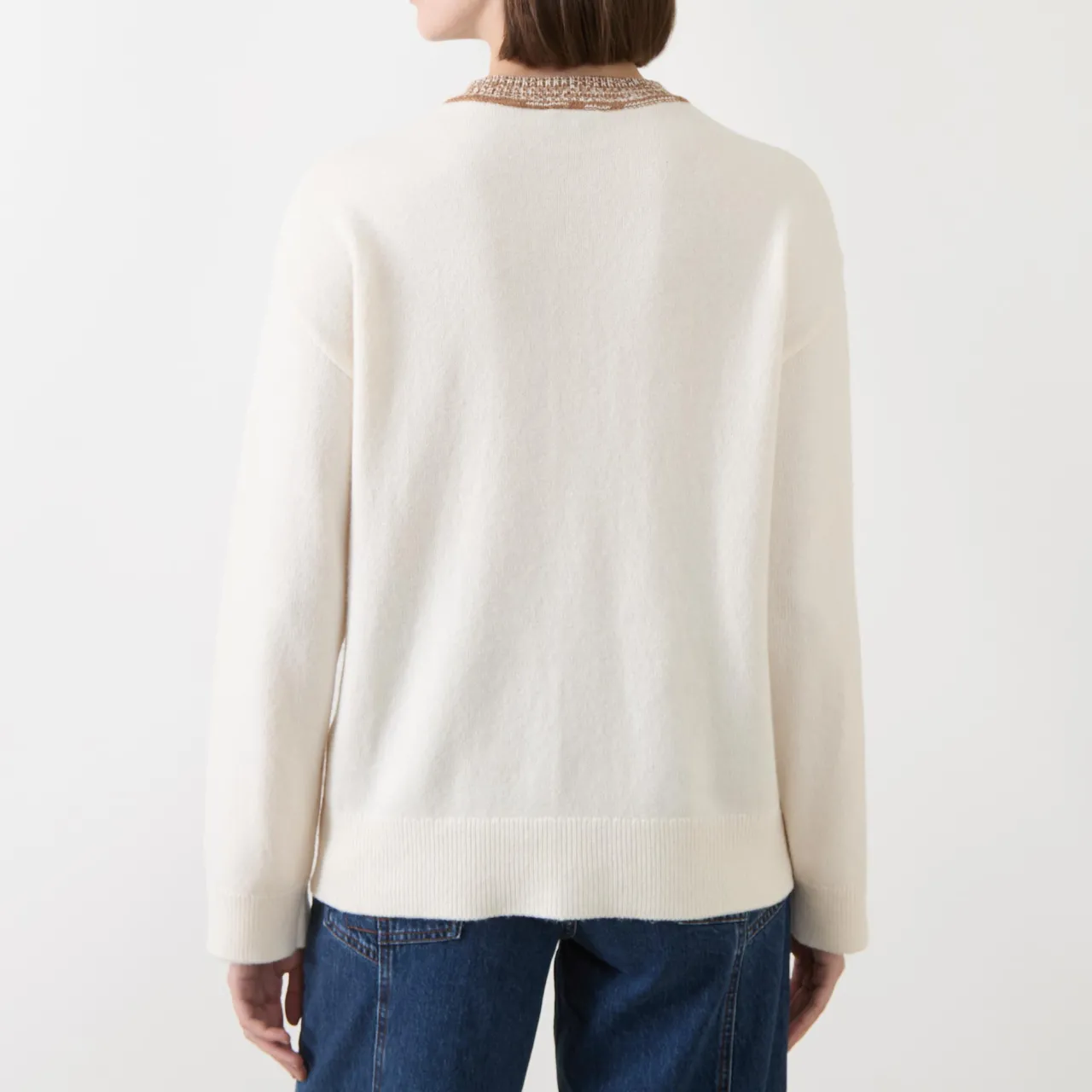 Hot Cindie Contrast Trim Cardigan Women Sweaters & Cardigans