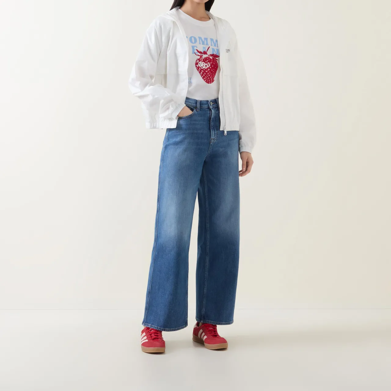 Outlet Claire Wide Leg Jeans Women Denim