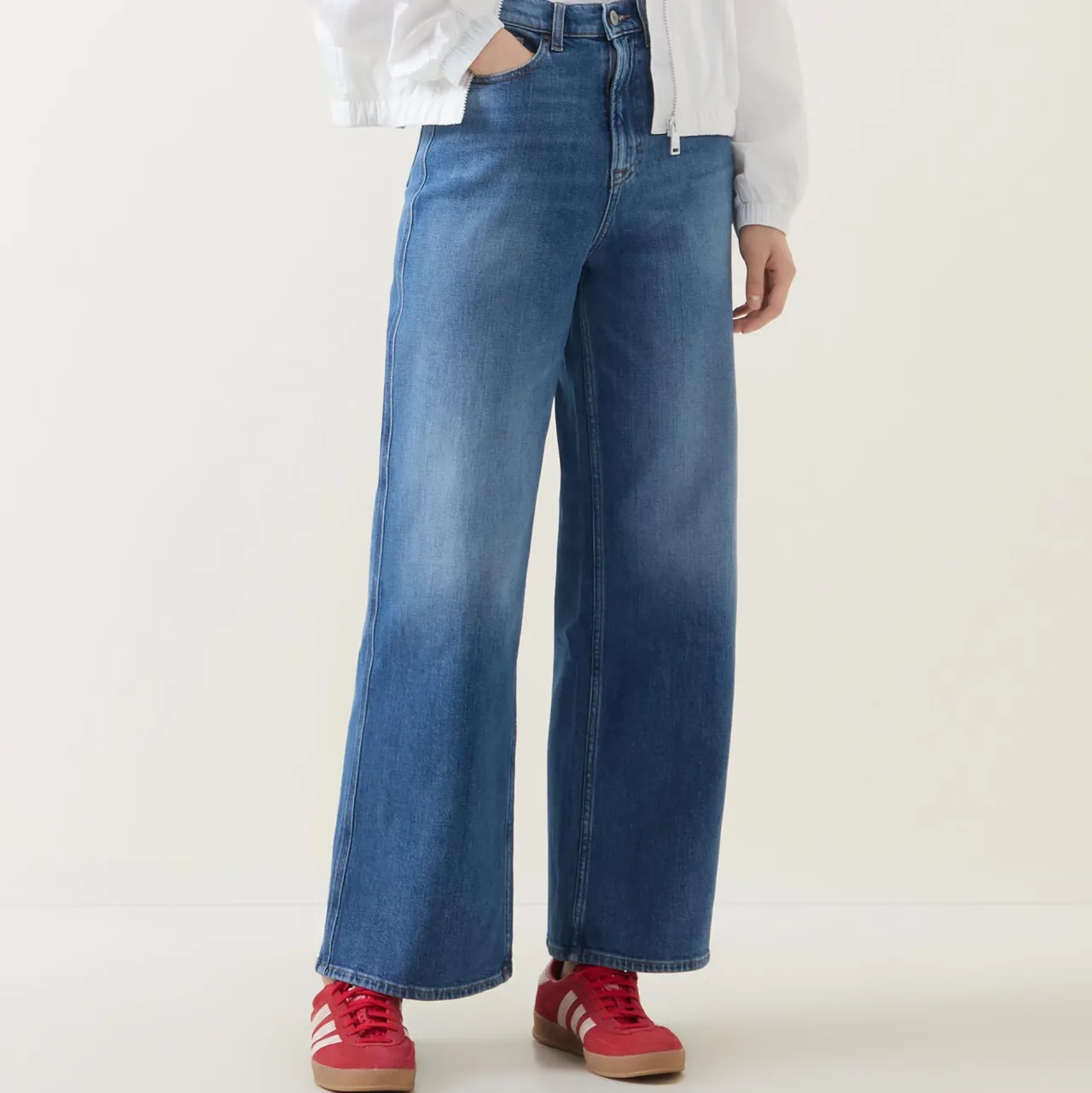 Outlet Claire Wide Leg Jeans Women Denim