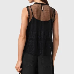 Outlet Clara Sheer Lace Top Women Tops
