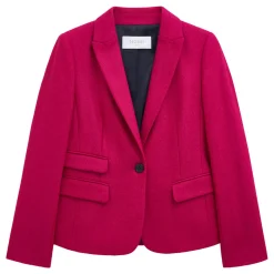 New Clare Single-Breasted Wool Blazer Women Coats & Jackets
