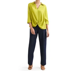 Clary Twist Blouse Women Tops
