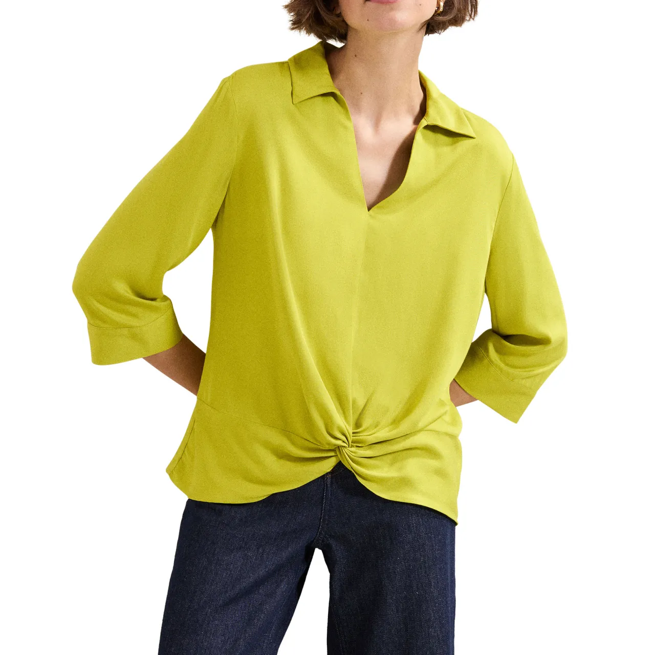 Clary Twist Blouse Women Tops
