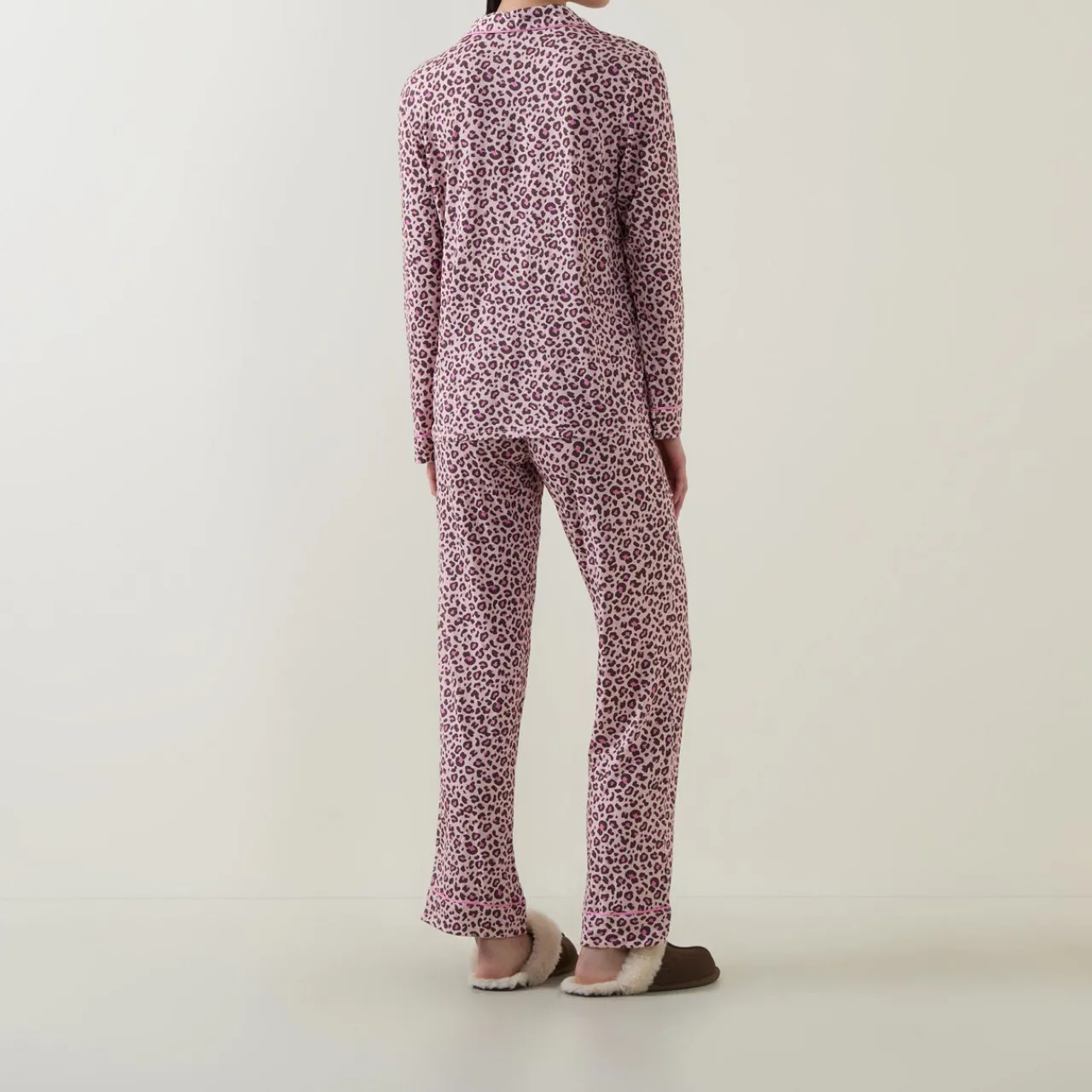 Sale Classic Leopard Pyjama Set Women Sleepwear