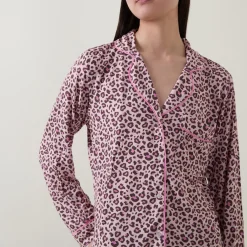 Sale Classic Leopard Pyjama Set Women Sleepwear