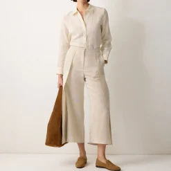 Discount Classic Linen Shirt Women Tops