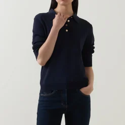 Online Classic Polo Shirt Women Tops