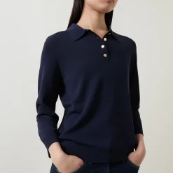Online Classic Polo Shirt Women Tops
