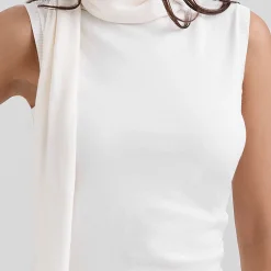 Hot Clementine Draped Tank Top Women Sweaters & Cardigans