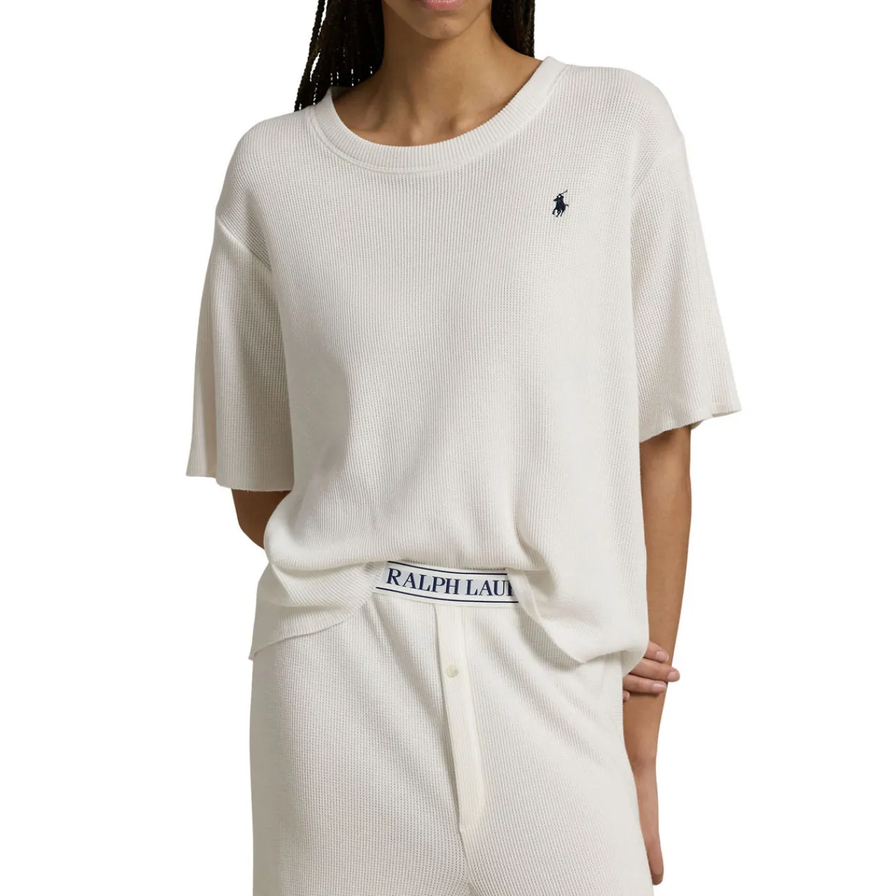 Hot Club Waffle Pony Logo Pyjama Set Women Sleepwear