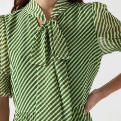 Sale Coco Diagonal Striped Dress Women Dresses