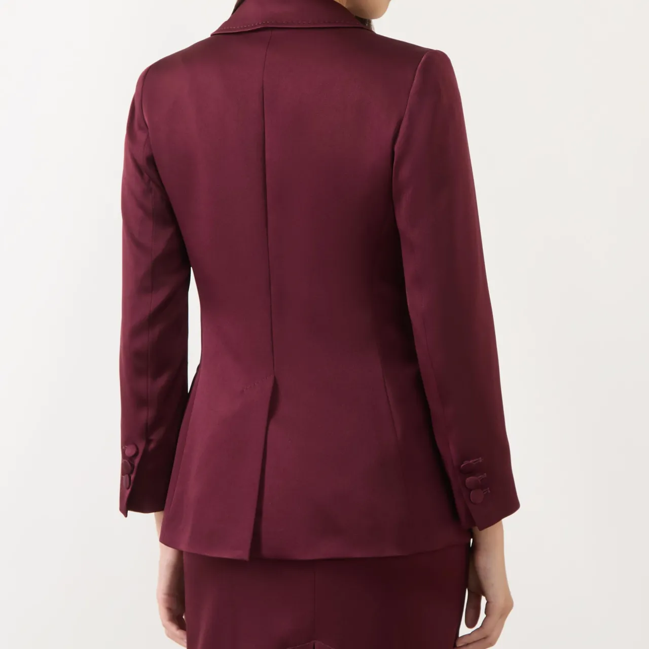 New Cognac Single-Breasted Blazer Women Coats & Jackets