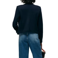 Hot Collarless Jersey Jacket Women Coats & Jackets