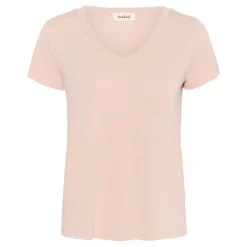 New Columbine Solid T-Shirt Women Tops