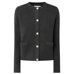 Hot Contrast Knit Cardigan Women Sweaters & Cardigans